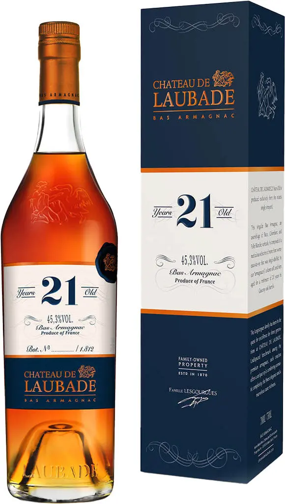 Chateau De Laubade Bas Armagnac 21 Year Old 750Ml 1