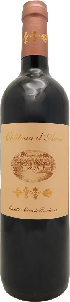 Chateau D'arce Castillon Cotes De Bordeaux 2019 750Ml 1