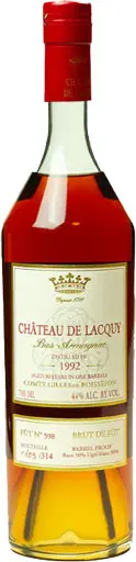 Chateau De Lacquy Armagnac 1992 30Yr 700Ml 1