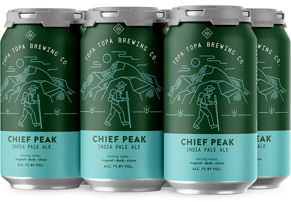 Topa Topa Chief Peak Ipa 6Pk Cans 1
