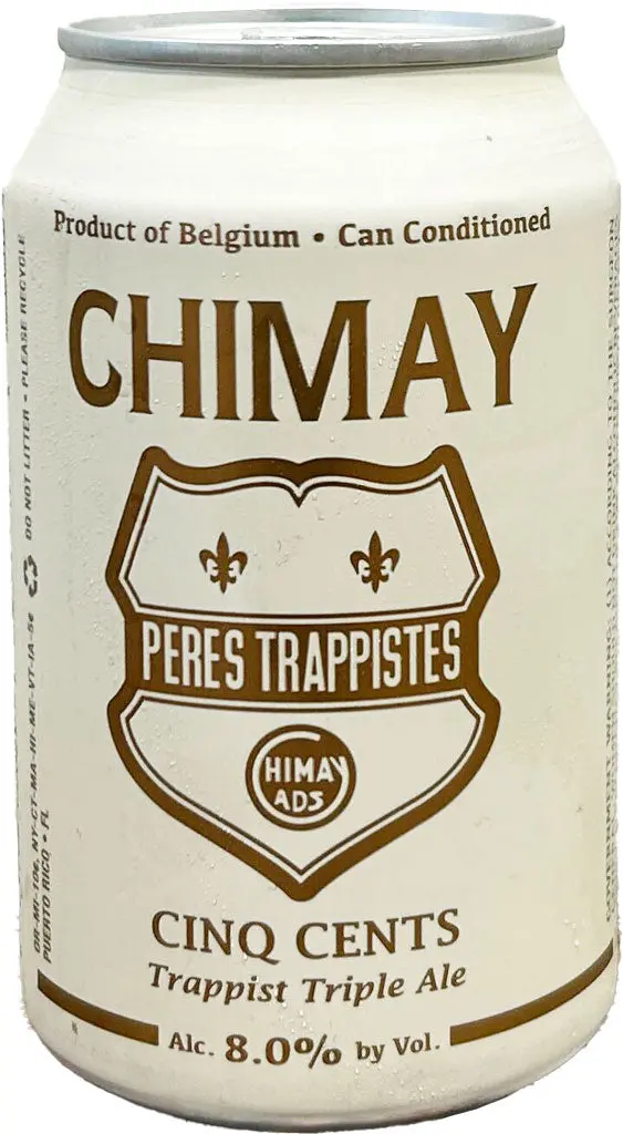 Chimay Ale Cinq Cents White 11.2Oz Can 1