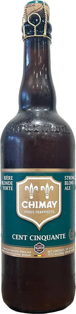 Chimay Cent Cinquante Blond Ale Green Label 750Ml 1