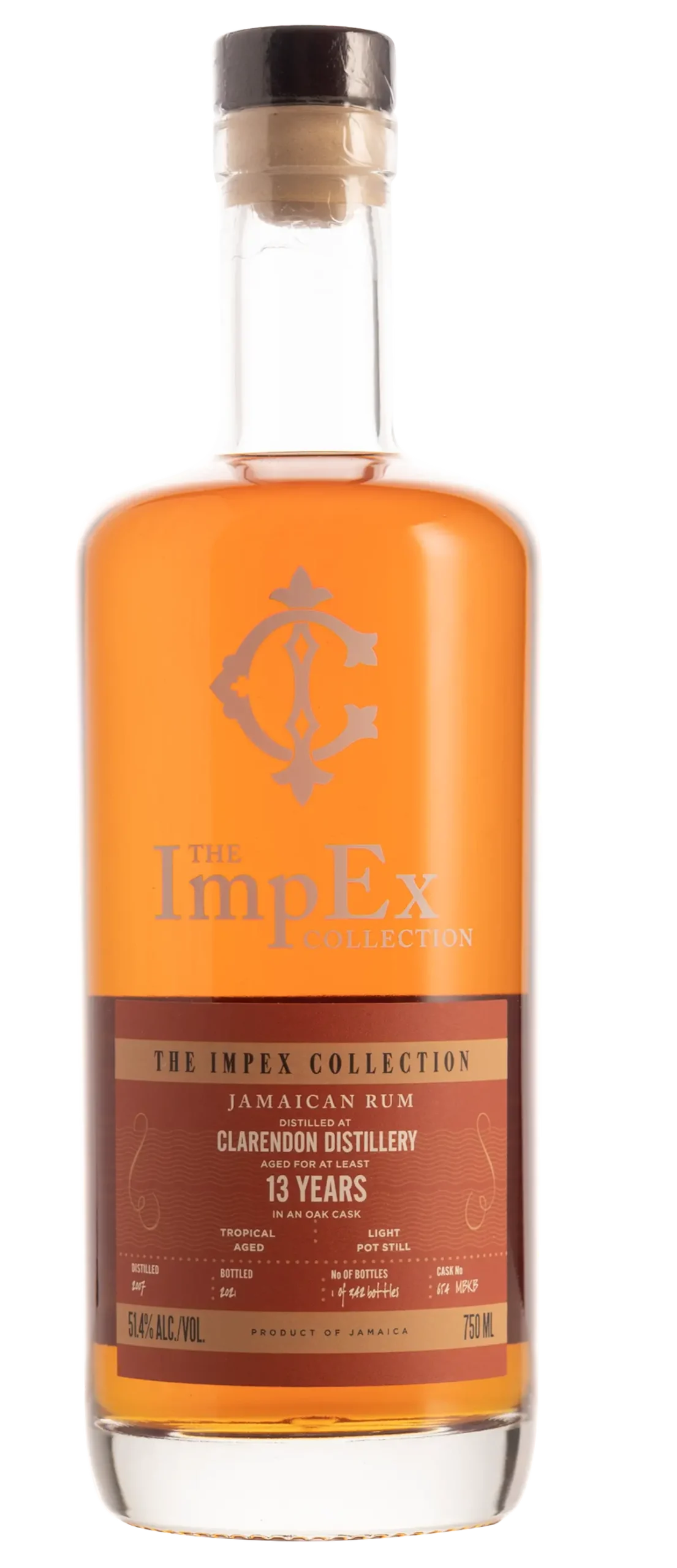 The Impex Collection Clarendon Rum 13 Year Old 750Ml 1