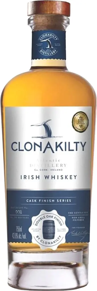 Clonakilty Double Oak Finish Single Batch Irish Whiskey 750Ml 1