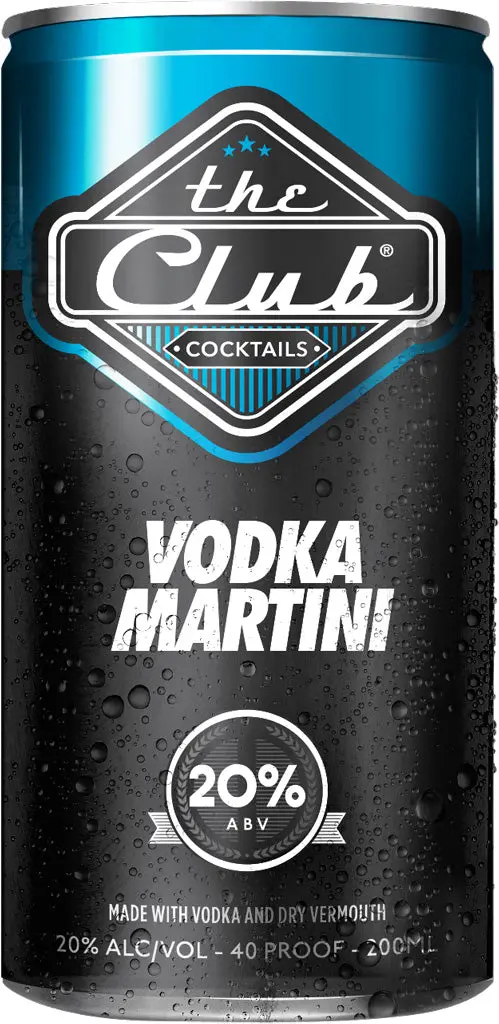 The Club Vodka Martini 200Ml 1