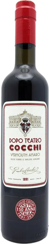 Cocchi Dopo Teatro Vermouth Amaro 500Ml 1