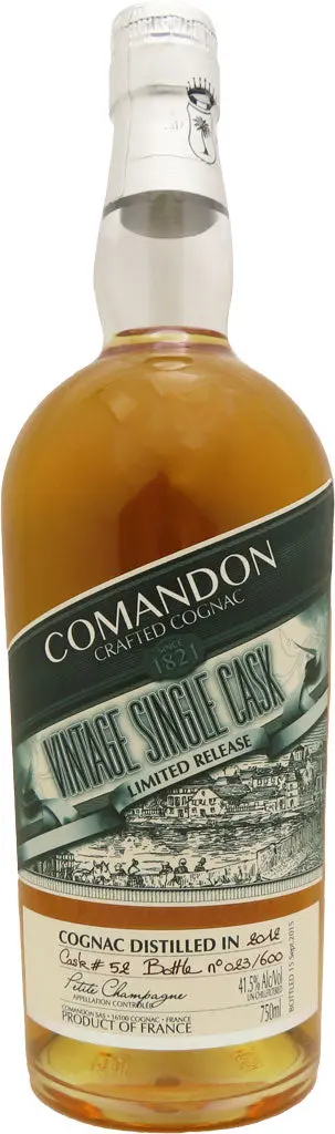 Comandon Vintage Single Cask Petit Champagne Batch #52 Cognac 2012 750Ml 1