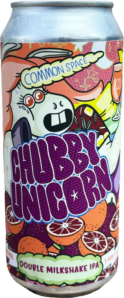 Common Space Chubby Unicorn Double Milkshake Ipa 16Oz Can 1