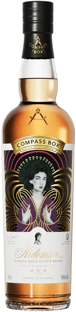 Compass Box Hedonism Blended Grain Scotch Whisky 2025 Edition 700Ml 1