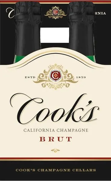 Cooks Brut 187Ml 4Pk 1