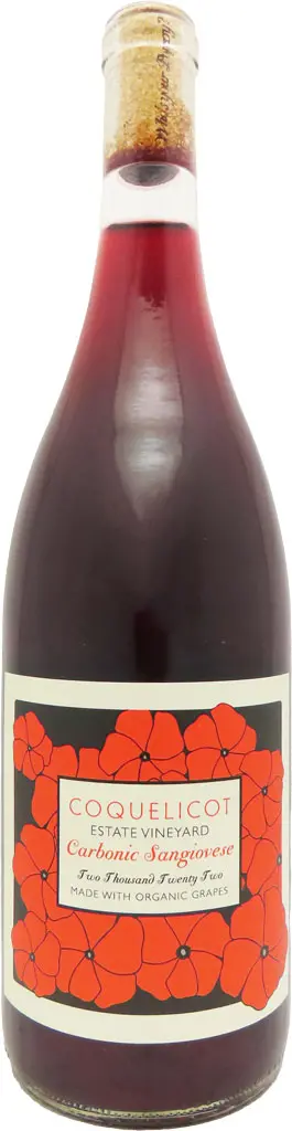 Coquelicot Estate Carbonic Sangiovese 2022 750Ml 1