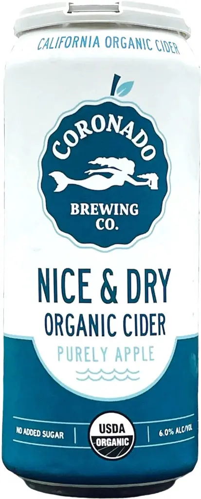 Coronado Nice & Dry Hard Cider 16Oz Can 1