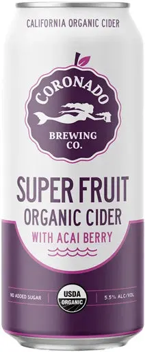 Coronado Super Fruit Hard Blueberry Cider 16Oz Can 1