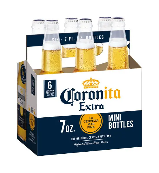 Corona Coronita Extra Beer 6Pk Bottles 1