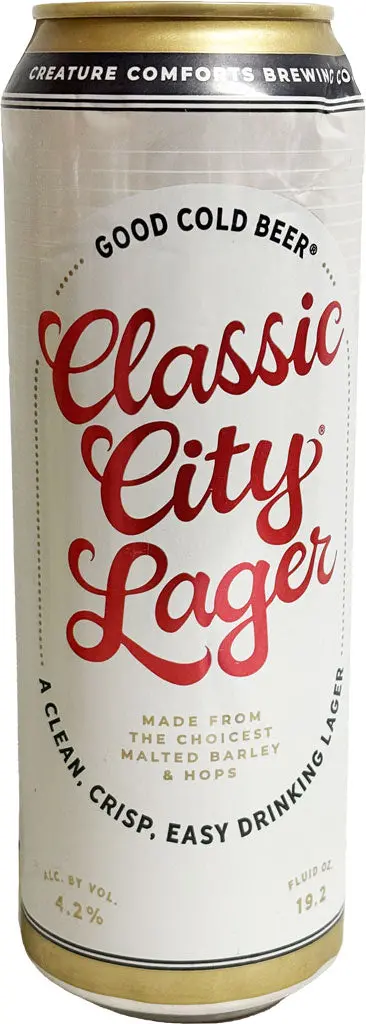 Creature Comforts Classic City Lager 19.2Oz Can 1