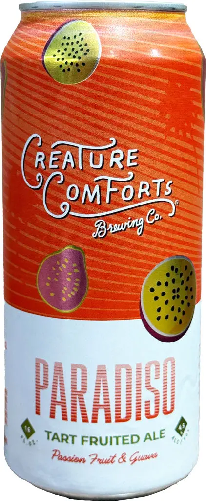Creature Comforts Paradiso Passion Fruit & Guava Tart Fruited Ale 16Oz Can 1