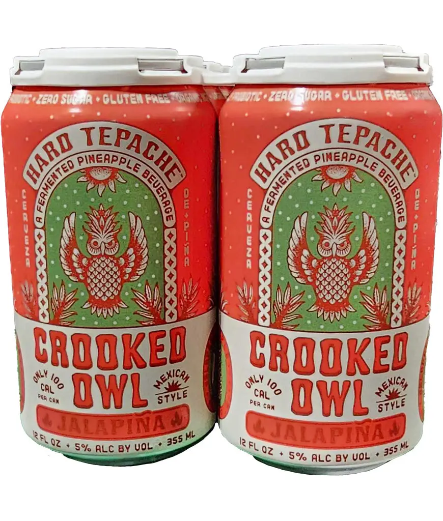 Crooked Owl Jalapina Hard Tepache 6Pk Cans 1