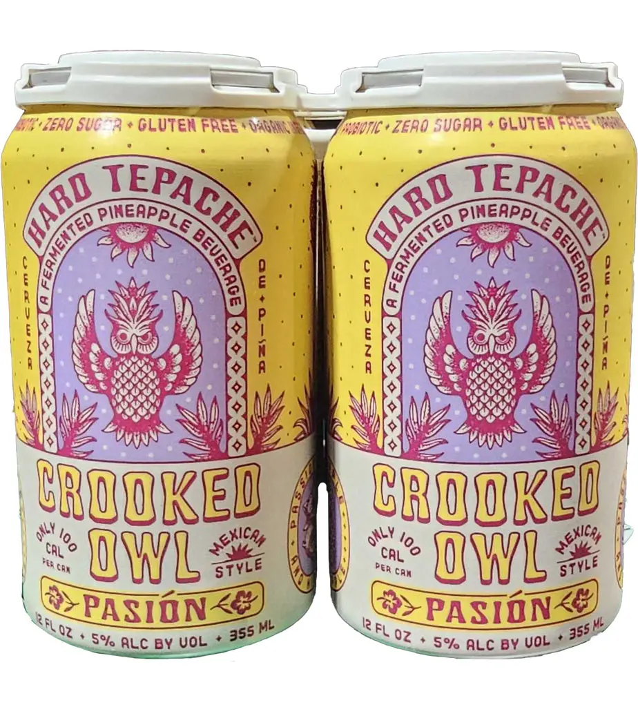 Crooked Owl Pasion Hard Tepache 6Pk Cans 1