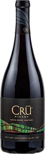 Cru Winery Sierra Madre Vineyard Pinot Noir 2020 750Ml 1