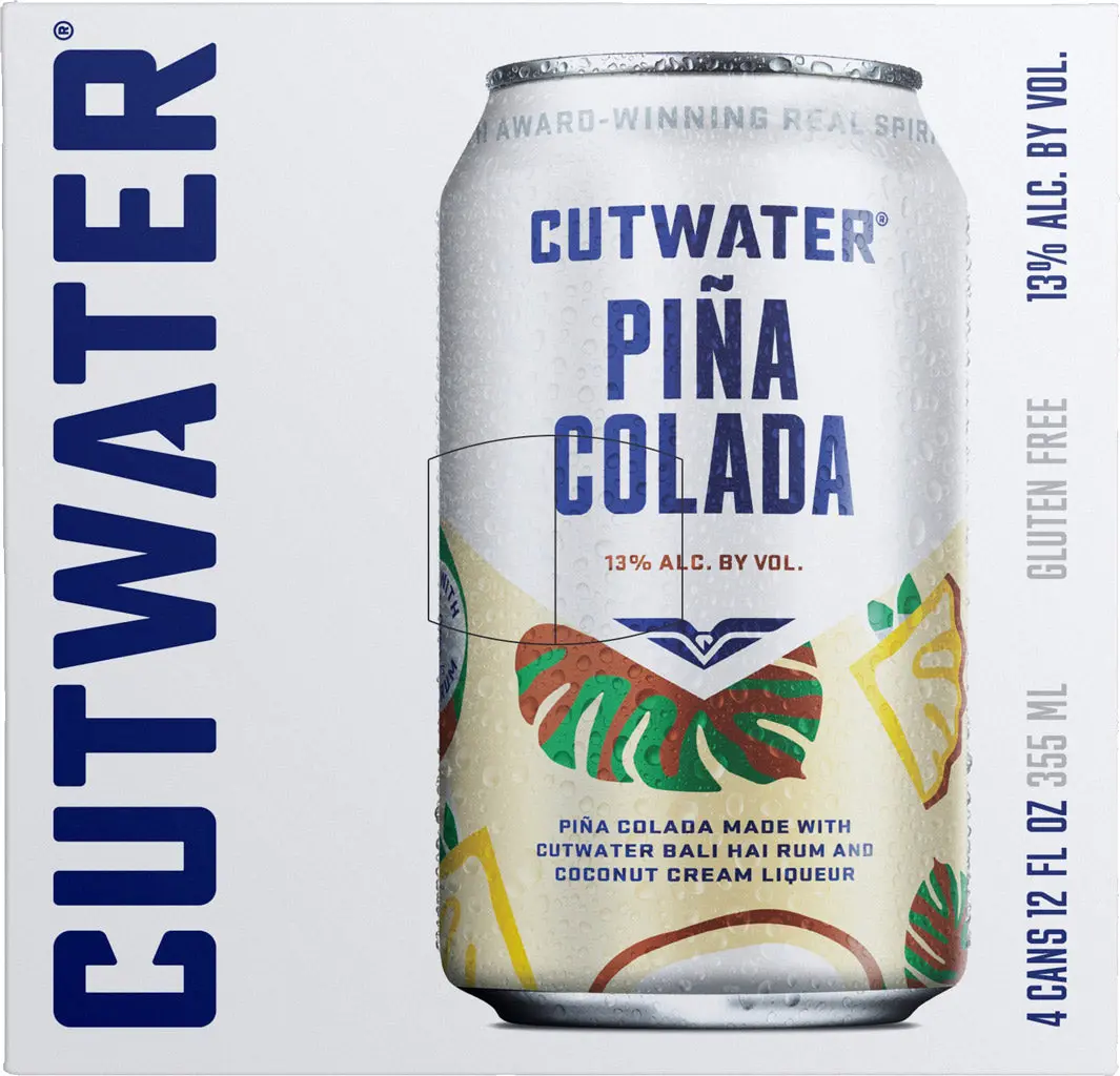 Cutwater Spirits Bali Hai Pina Colada 4Pk 1