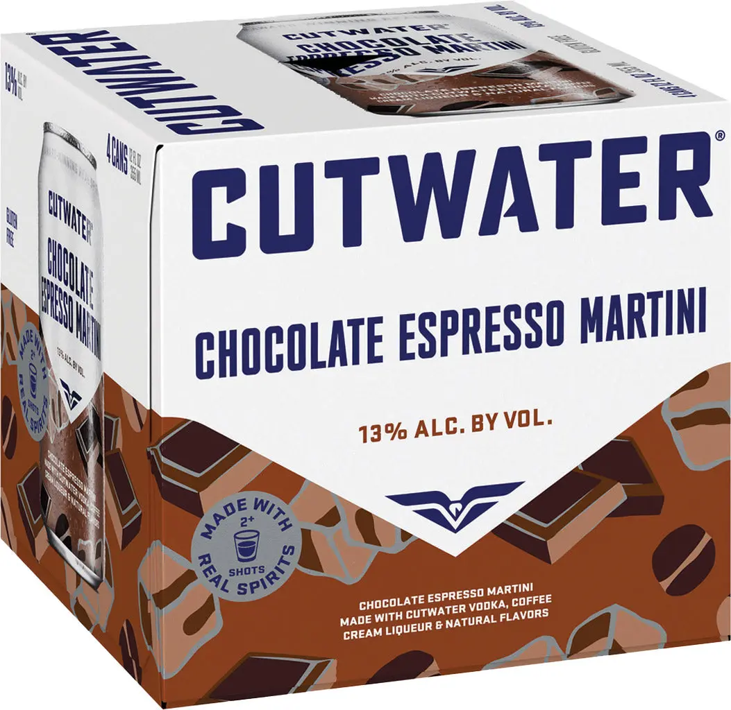 Cutwater Spirits Chocolate Espresso Martini 4Pk 1