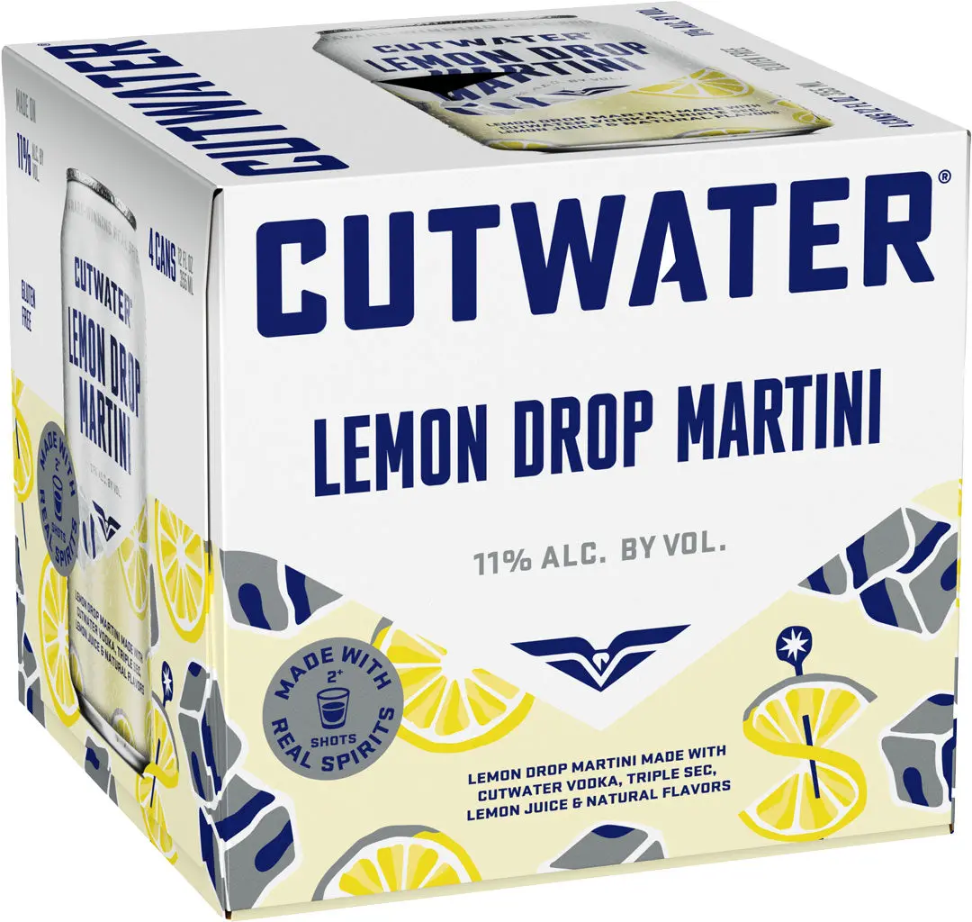 Cutwater Spirits Lemon Drop Martini 4Pk 1