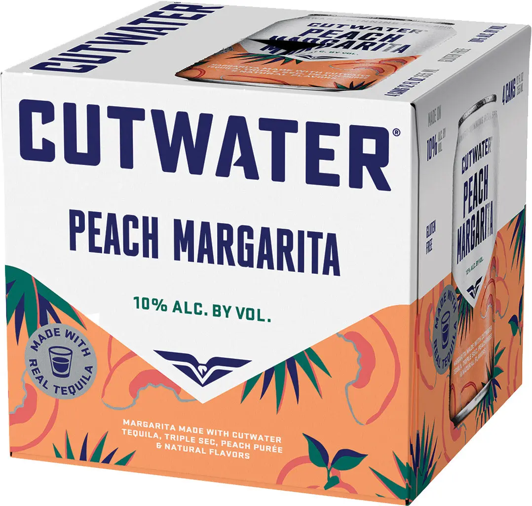 Cutwater Spirits Peach Margarita 4Pk 1