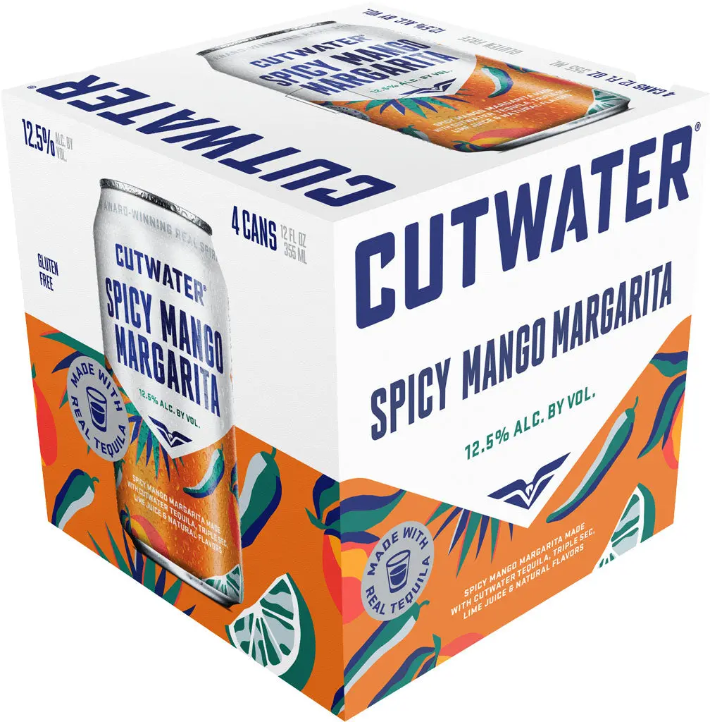 Cutwater Spirits Spicy Mango Margarita 4Pk 1