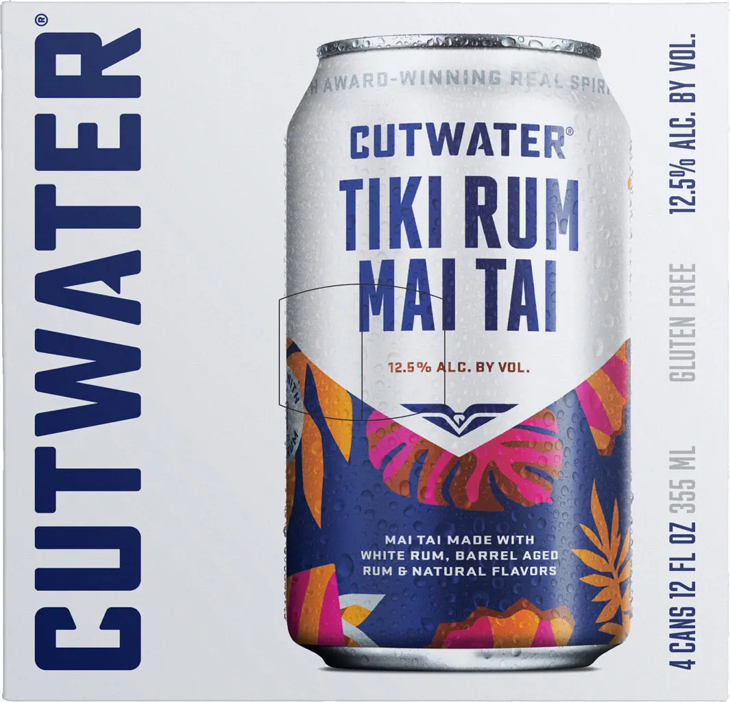 Cutwater Spirits Tiki Rum Mai Tai 4Pk 1