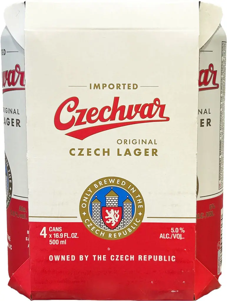 Czechvar Lager 4Pk 16.9Oz Cans 1