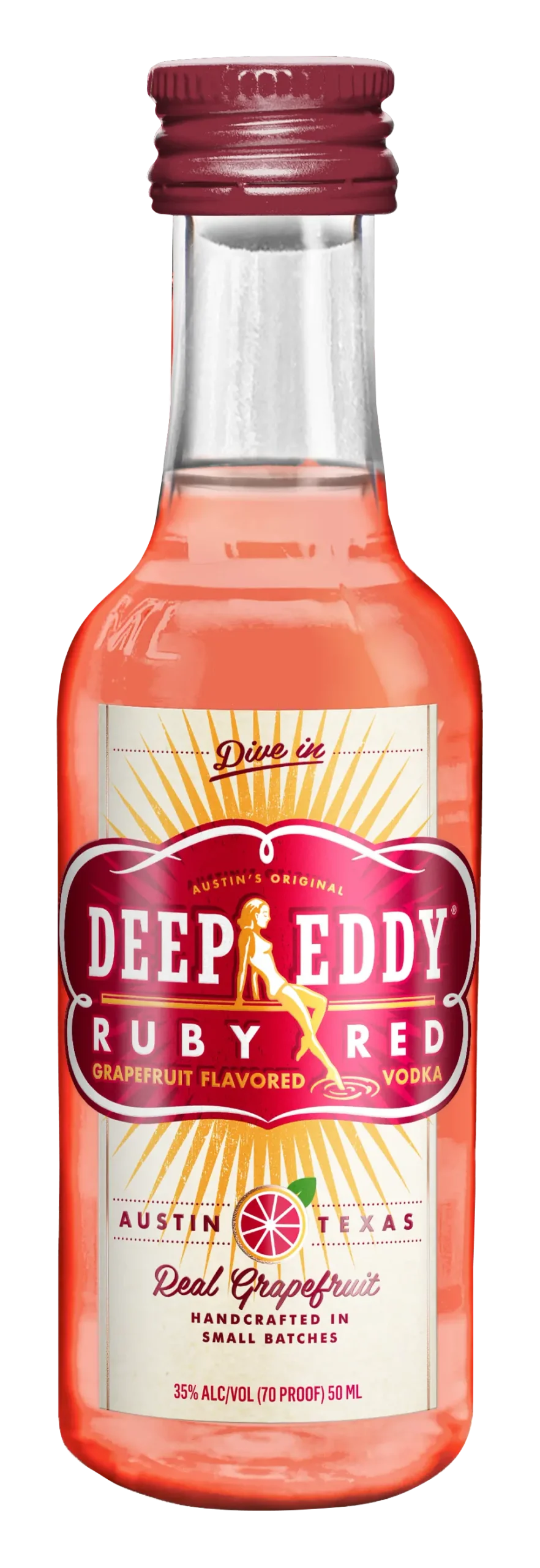 Deep Eddy Ruby Red Grapefruit Vodka 50Ml 1