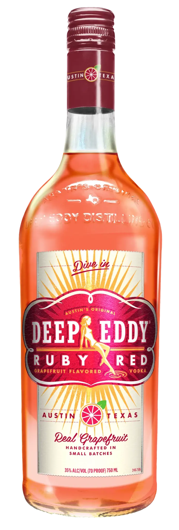 Deep Eddy Ruby Red Grapefruit Vodka 750Ml 1