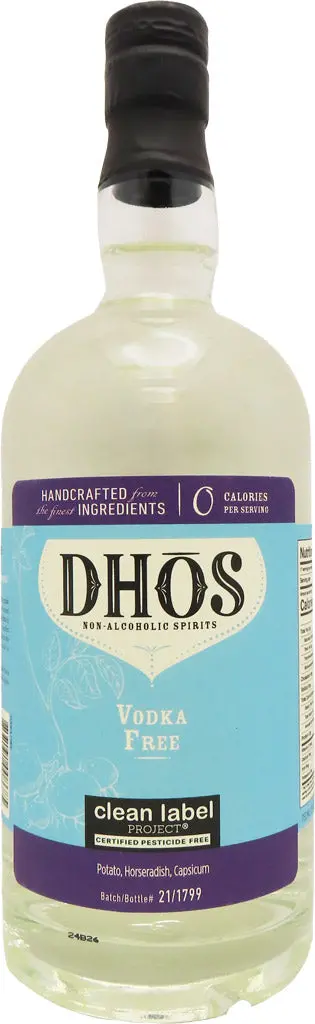 Dhos Non-Alcoholic Vodka 750Ml 1