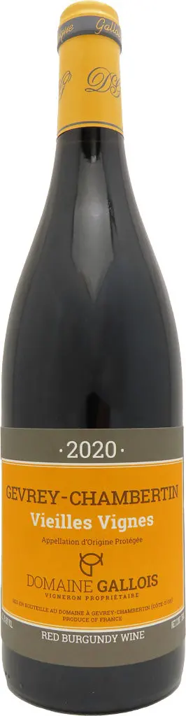 Domaine Gallois Gevrey-Chambertin Vieilles Vignes 2020 750Ml 1