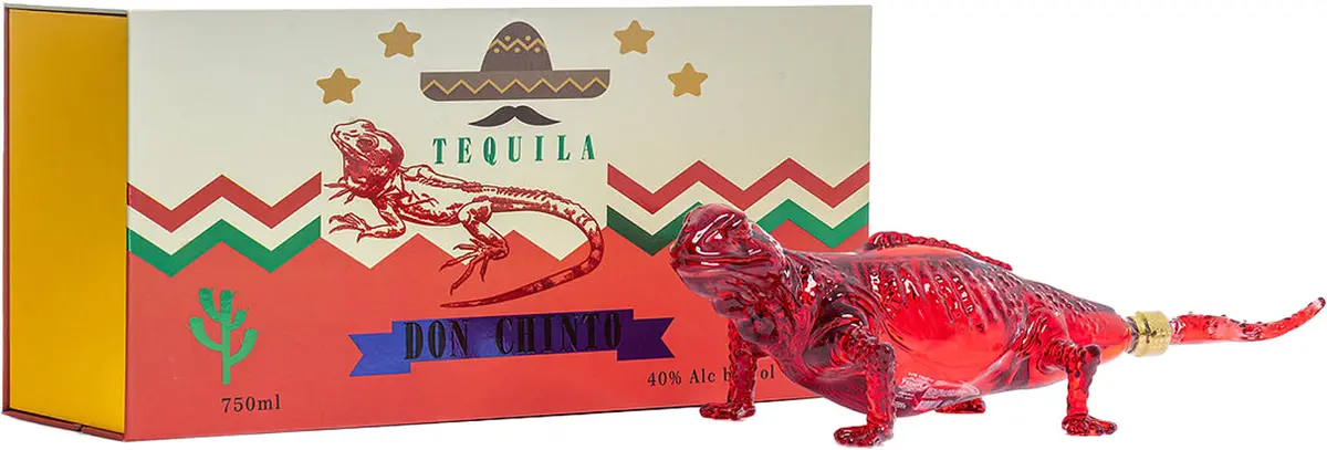 Don Chinto Iguana Tequila Reposado Red Or Green 750Ml 1