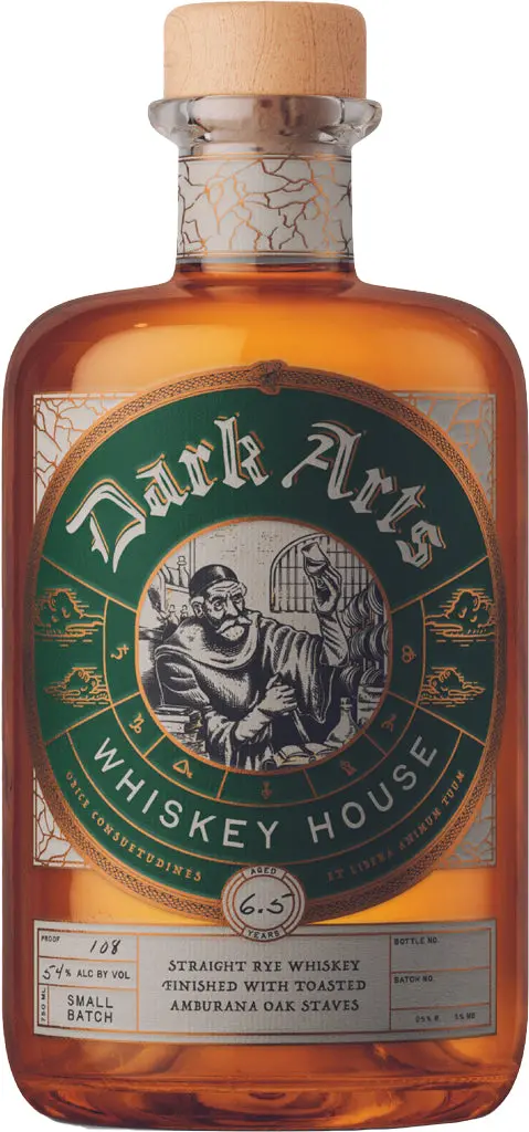 Dark Arts Whiskey House Amburana Oak Staves Straight Rye Whiskey 750Ml 1