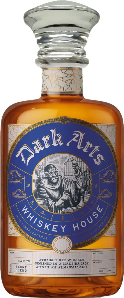 Dark Arts Whiskey House Blunt Blend Madera Armagnac Cask Finish Straight Rye Whiskey 750Ml 1