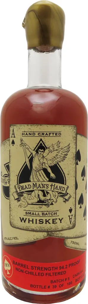 Dead Man's Hand Cask Strength Whiskey 94.2 Proof 750Ml 1