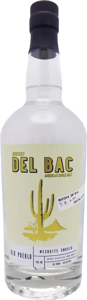 Del Bac Clear Mesquite Smoked Whiskey 750Ml 1