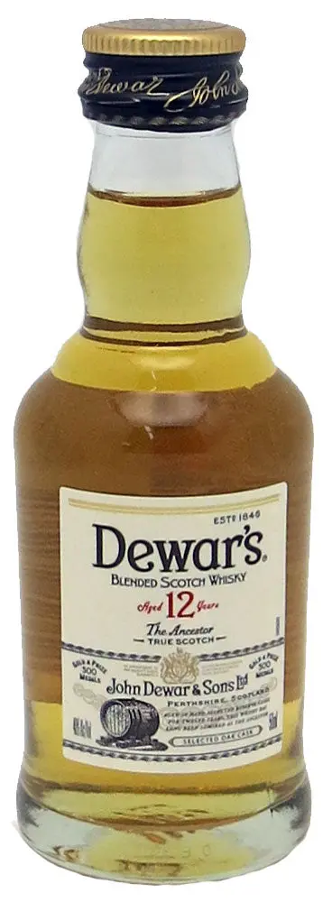 Dewar's 12 Year Old Blended Scotch Whisky 50Ml 1