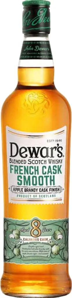 Dewar's French Cask Smooth Apple Brandy Cask Finish 8 Year Old Blended Scotch Whisky 750Ml 1