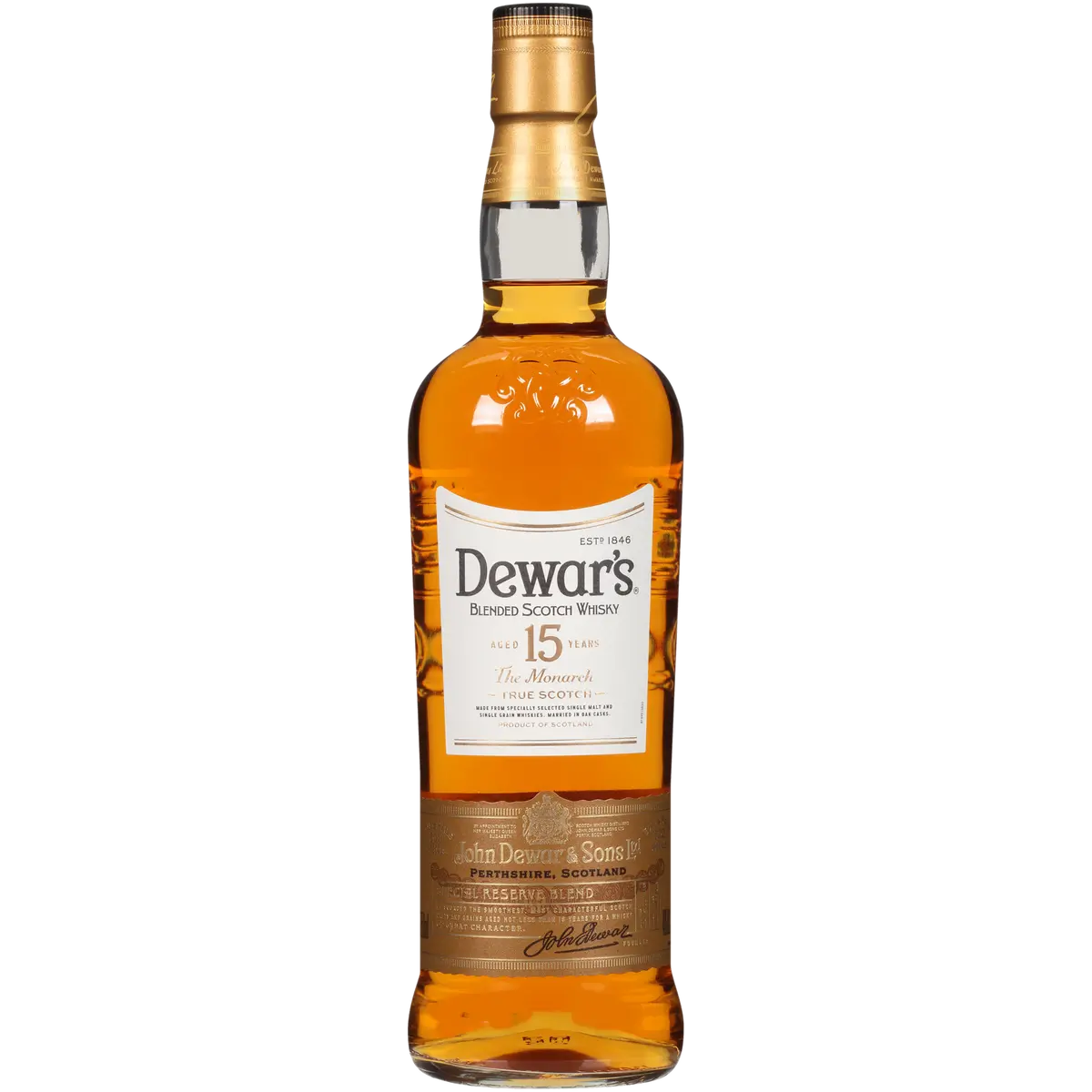 Dewar's 15 Year Old Blended Scotch Whisky 750Ml 1