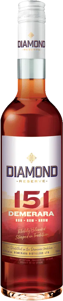 Diamond Reserve Aged Demerara Rum 151 Proof 750Ml 1