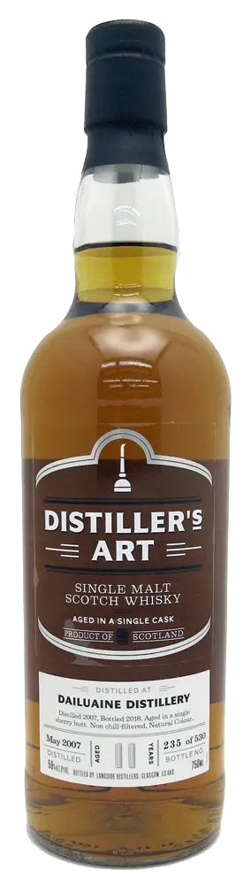 Distiller's Art Dailuaine Single Malt Scotch Whiskey 2007 11Yr 750Ml 1
