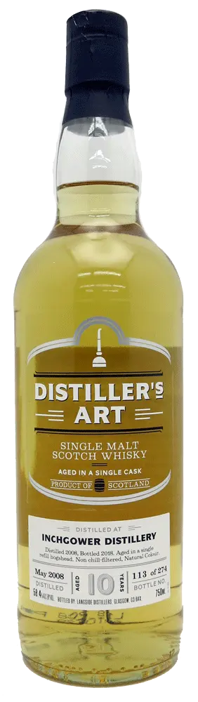 Distiller's Art Inchgower Single Malt Scotch Whiskey 2008 10Yr 750Ml 1