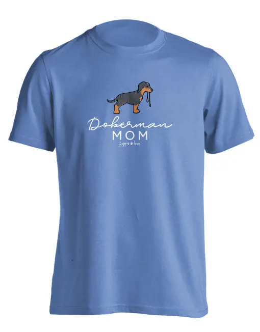 Doberman Mom (Black And Rust) 1