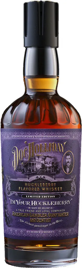 Doc Holliday 'I'm Your Huckleberry' Limited Edition Flavored Whiskey 750Ml 1