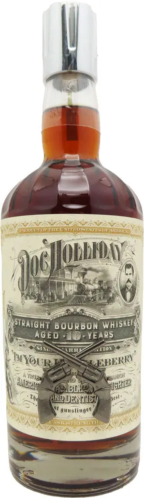 Doc Holliday Kentucky Straight Bourbon Whiskey 10 Year Old 750Ml 1