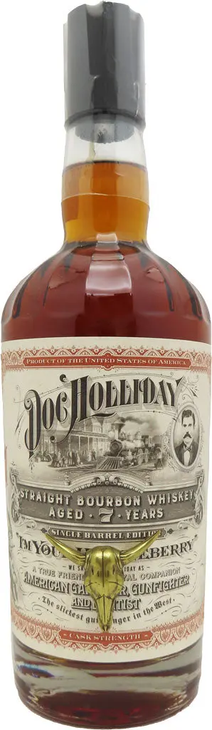 Doc Holliday Kentucky Straight Bourbon Whiskey 7 Year Old 750Ml 1