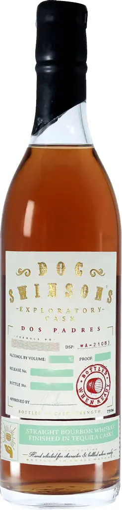 Doc Swinson Exploratory Cask Dos Padres Straight Bourbon Whiskey 750Ml 1